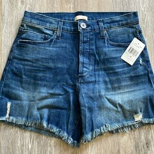 NWT (Revolve) Dyson Delon high rise womens shorts - dark wash - size 24 26 27 28